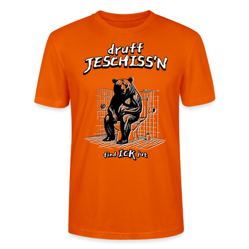 DRUFF JESCHISS'N-Unisex T-Shirt BIO - Tieforange