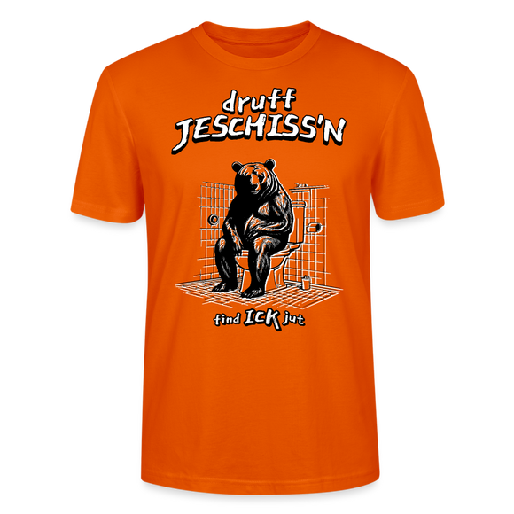DRUFF JESCHISS'N-Unisex T-Shirt BIO - Tieforange