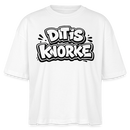 DIT IS KNORKE-Frauen Boxy Bio-T-Shirt - Weiß