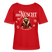 JIBT NÜSCHT-Rundhals Frauen Bio-T-Shirt-grummliger Berliner Bär - Rot