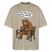 Berliner Bär und Spruch-JEH MIR NICH UFFN SENKEL-Oversized Unisex Bio T-Shirt - Steingrau