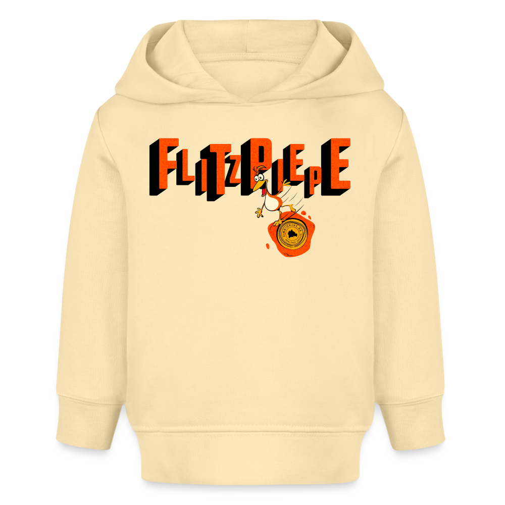 FLITZPIEPE - Bio Hoodie BABY - Creme