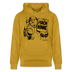 Berlin Souvenir mit Berliner Schnauze-MACH HINNE-Unisex Bio-Hoodie - Ocker