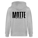 MOTTE UND MAUSI-Unisex Bio-Kapuzenjacke - Grau meliert