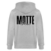 MOTTE UND MAUSI-Unisex Bio-Kapuzenjacke - Grau meliert