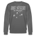 JIBT NÜSCHT zu Weihnachten in Berlin-Unisex Bio-Sweatshirt - Anthrazit