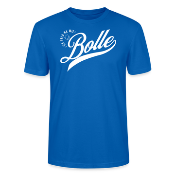ICK FREU MA WIE BOLLE-Unisex T-Shirt BIO - Pfauenblau