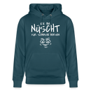 ICK BIN NÜSCHT FÜR SCHWACHE NERVEN-Unisex Bio-Hoodie - Dunkles Petrol