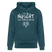 ICK BIN NÜSCHT FÜR SCHWACHE NERVEN-Unisex Bio-Hoodie - Dunkles Petrol