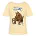 Berliner Bär Shirt-JEH MIR NICH UFFN SENKEL-Rundhals Frauen Bio-T-Shirt - Creme