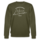 WIR SIND DIE GEILSTEN-Berlin26- Unisex Bio-Sweatshirt - Khaki