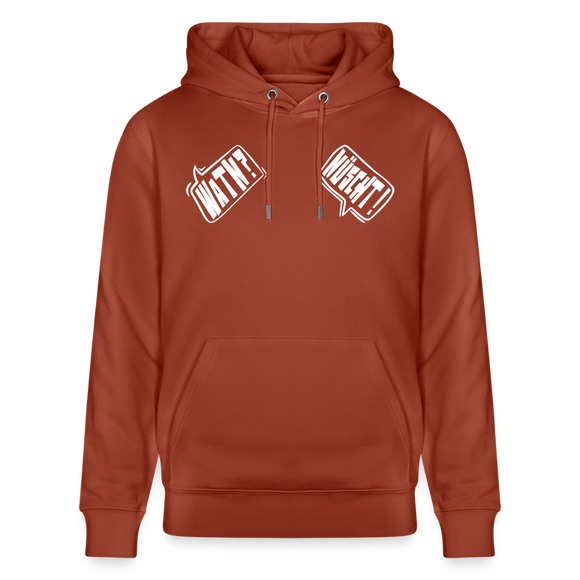 WATN? NÜSCHT!-Unisex Bio-Hoodie - Terrakotta