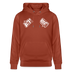 WATN? NÜSCHT!-Unisex Bio-Hoodie - Terrakotta