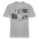 Berlin Souvenir-NEESE-RELAXED FIT Unisex Organic T-Shirt - Grau meliert