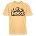 DIT IS KNORKE-RELAXED FIT Unisex Bio T-Shirt - Hellgelb