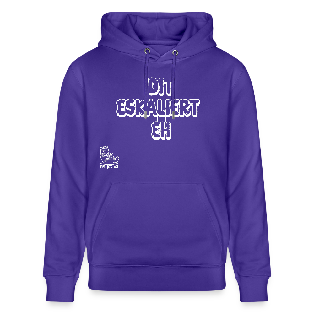 DIT ESKALIERT EH-Unisex Bio-Hoodie - Purple Love 