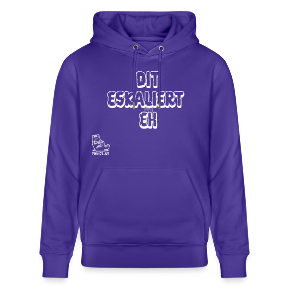 DIT ESKALIERT EH-Unisex Bio-Hoodie - Purple Love 