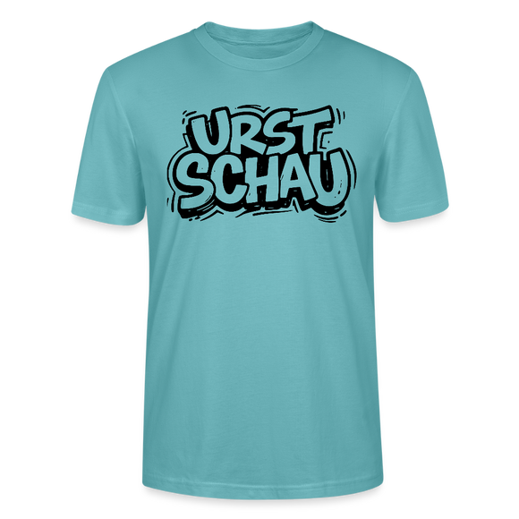 Ostalgie T-Shirt Unisex Bio-URST SCHAU - Pastelltürkis