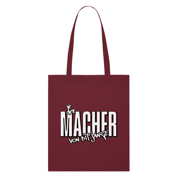 DER MACHER VON DIT JANZE - Bio-Stoffbeutel - Burgunderrot