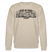 Berliner Spruch-MACH MA KEENE FISIMATENTEN-Unisex Bio-Sweatshirt - schwarz gerahmter Print auf Beige farbenden Stoff