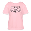 Berliner Spruch-Sommershirt-IS DIT NE DEMSE-Rundhals Frauen Bio-T-Shirt - Hellrosa