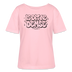 Berliner Spruch-Sommershirt-IS DIT NE DEMSE-Rundhals Frauen Bio-T-Shirt - Hellrosa
