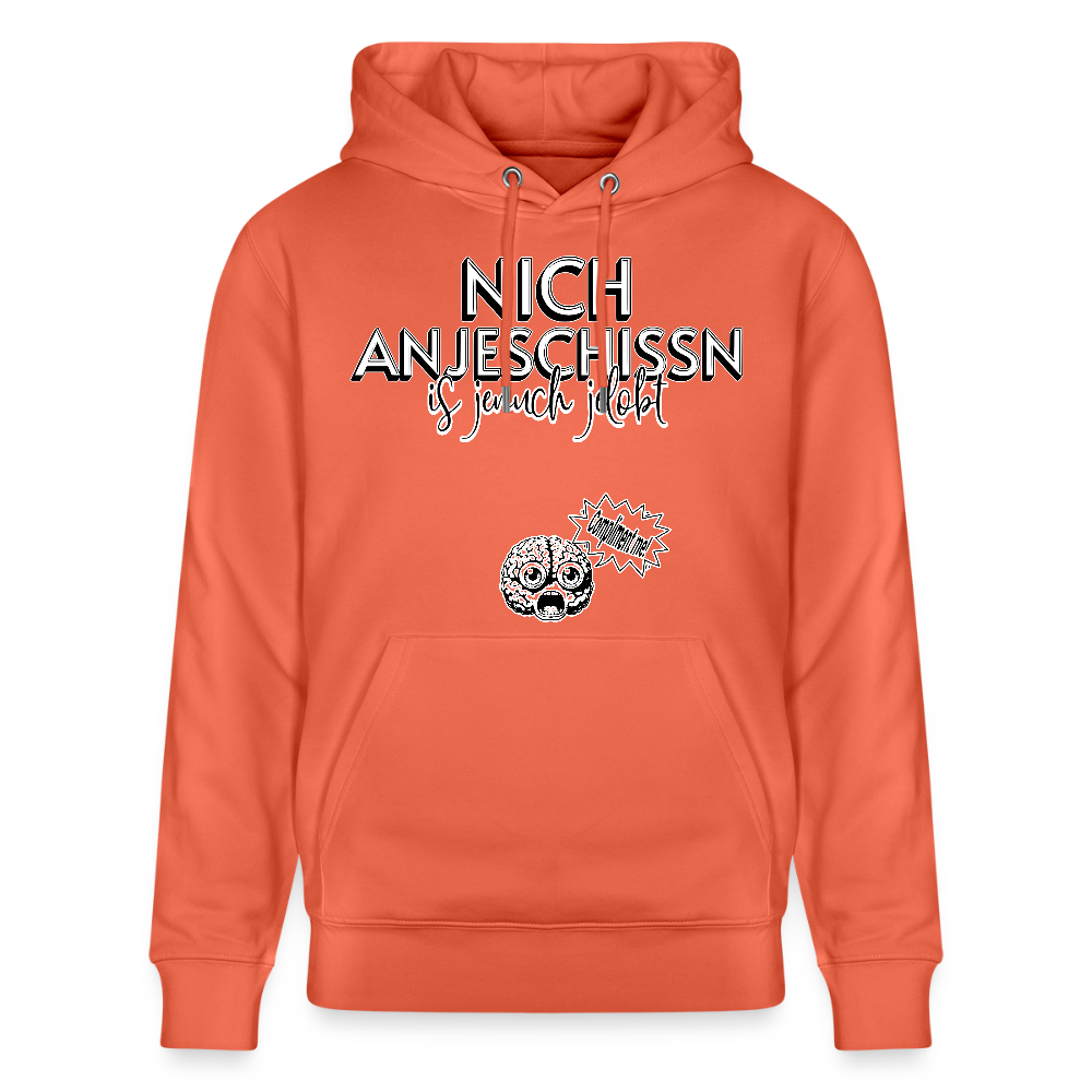 BERLINER EFFIZIENZ-'Dit Lob'-Unisex Bio-Hoodie - Hellrot