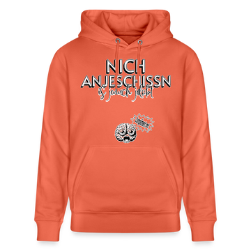 BERLINER EFFIZIENZ-'Dit Lob'-Unisex Bio-Hoodie - Hellrot