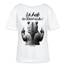 ICK HAB DIE FAXEN DICKE-Rundhals Frauen Bio-T-Shirt - Weiß