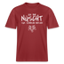 NÜSCHT FÜR SCHWACHE NERVEN-RELAXED FIT Unisex Organic T-Shirt mit Berliner Schnauze - Erdrot