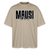 MAUSI UND MOTTI-Oversized Unisex Bio T-Shirt - Steingrau
