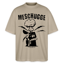 Berlin Shirt-MESCHUGGE - Unisex Oversize Bio-T-Shirt - Steingrau