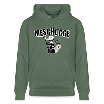 MESCHUGGE - Unisex Bio-Hoodie - Tanngrün
