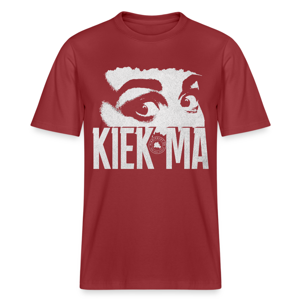 KIEK MA - Relaxed Fit Unisex Bio-T-Shirt Sparker - Erdrot