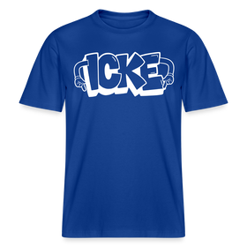 ICKE- RELAXED FIT Unisex Organic T-Shirt mit echt Berliner Schnauze - Dunkelblau