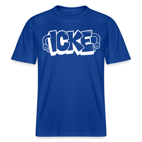 ICKE- RELAXED FIT Unisex Organic T-Shirt mit echt Berliner Schnauze - Dunkelblau