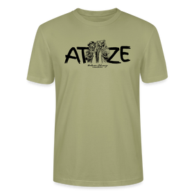 ATZE-Berlin Unisex T-Shirt für echte Kumpels - Nebelgrün