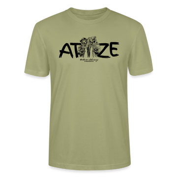 ATZE-Berlin Unisex T-Shirt für echte Kumpels - Nebelgrün