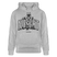 NÜSCHT MUSS ICK 2025-Unisex Bio-Hoodie mit Berliner Schnauze - Grau meliert