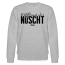 Berliner Spruch-NETT KANN ICK OOCH-Unisex Bio-Sweatshirt - Grau meliert