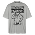 Berlin Shirt-ICK GLOOB ET HACKT-Oversized Unisex Bio T-Shirt - Grau meliert