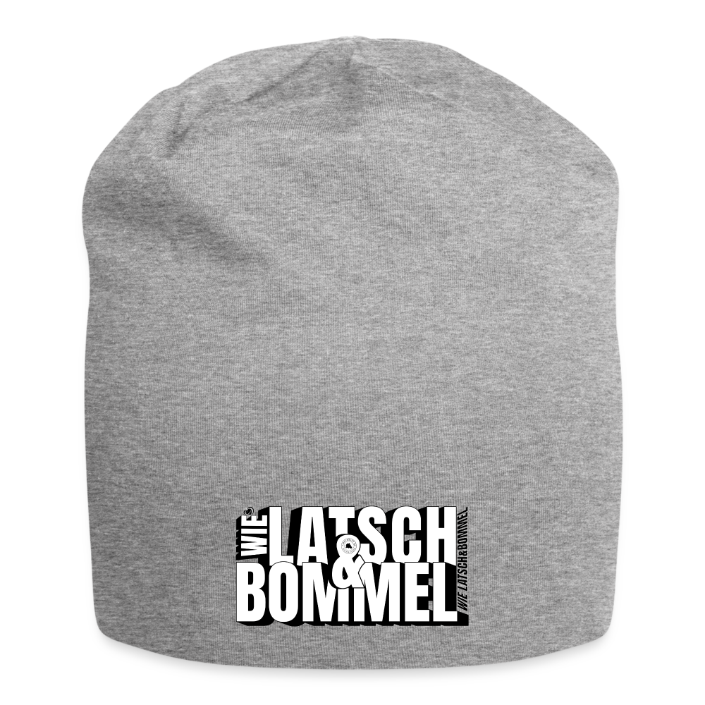 WIE LATSCH UND BOMMEL - Jersey-Beanie - Grau meliert