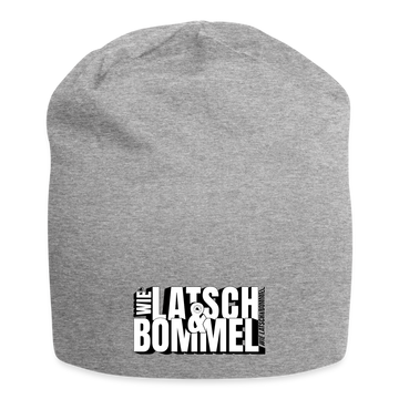 WIE LATSCH UND BOMMEL - Jersey-Beanie - Grau meliert
