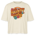 BERLINER RETRO-NÜSCHT MUSS ICK-Frauen Boxy Bio-T-Shirt - Weißgrau