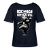 ICK MACH WAT ICK WILL-Rundhals Frauen Bio-T-Shirt|BERLINER SCHNAUZE - Navy