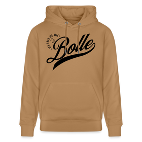 ICK FREU MA WIE BOLLE-Unisex Bio-Hoodie - Karamell 