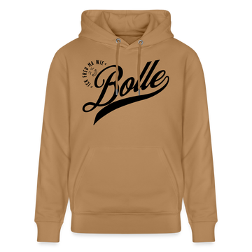 ICK FREU MA WIE BOLLE-Unisex Bio-Hoodie - Karamell 