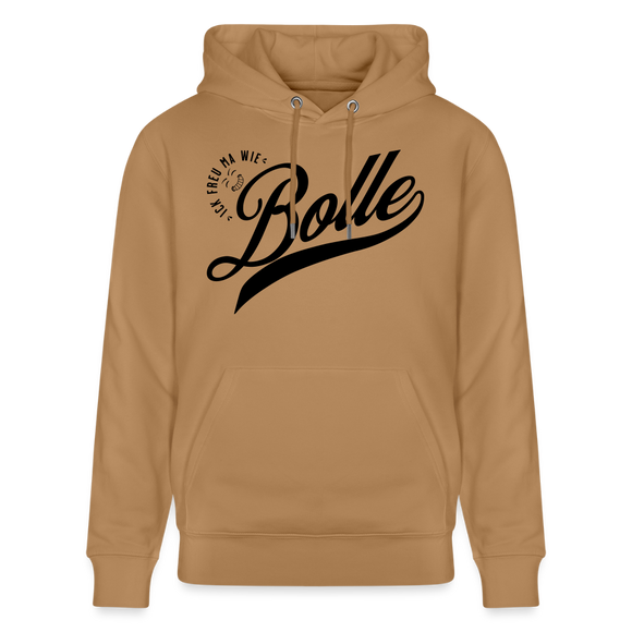 ICK FREU MA WIE BOLLE-Unisex Bio-Hoodie - Karamell 
