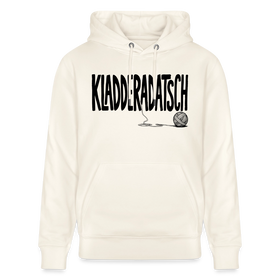 KLADDERADATSCH-Unisex Bio-Hoodie mit Berliner Schnauze - Naturweiß 