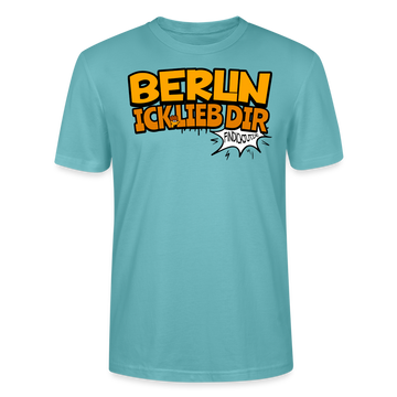 BERLIN ICK LIEB DIR - Unisex BIO T-Shirt - Pastelltürkis